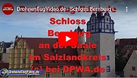 DrohnenflugVideo.de – Schloss Bernburg im Salzlandkreis in Sachsen-Anhalt.