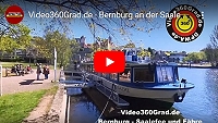 Video360Grad.de – Bernburg an der Saale mit MS „Saalefee“ und Motorfähre „Einheit“ im Salzlandkreis