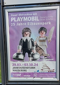 Playmobil Ausstellung im Jahrtausendturm im Elbauenpark Magdeburg