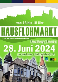 Hausflohmarkt im Kurhaus Bernburg im Salzlandkreis