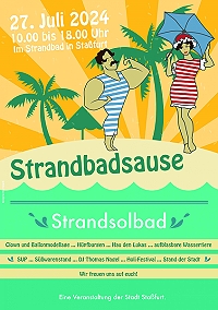 Strandbadsause im Strandsolbad Leopoldshall in der Salzstadt Staßfurt