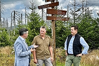 Nationalpark-Chef trifft Landräte Thomas Balcerowski und Marcel Riethig zum Erfahrungsaustausch