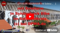 DrohnenflugVideo – Gradierwerk mit Soleturm im Kurpark in Schönebeck Elbe in Sachsen-Anhalt.