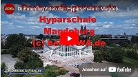 DrohnenflugVideo – Hyparschale in Magdeburg im Rothehornpark kurz vor der Fertigstellung.