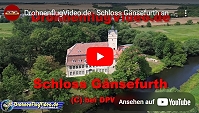 DrohnenflugVideo – Schloss Gänsefurth an der Bode im Salzlandkreis in Sachsen-Anhalt.